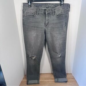 Universal Thread Women's Gray Mid-rise Skinny Jeans 6/28 Reg